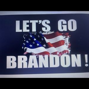 LETS GO BRANDON FLAG. 3’X5’ w/ METAL GROMMETS     WEATHERPROOF